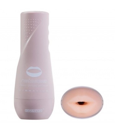 SKINSATION® MASTURBADOR CON VIBRACIÓN RELEASE VIBRATING STROKER BOCA