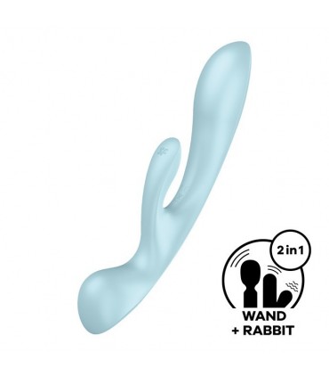 SATISFYER MULTI VIBRADOR TRIPLE OH AZUL SATISFYER