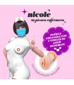 NICOLE LA ENFERMERA MUÑECA INFLABLE CON MASTURBADOR