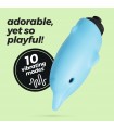 O-PET DELFÍN CON BALA DE 10 VIBRACIONES AZUL CRUSHIOUS