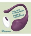 HUEVO VIBRADOR RECARGABLE CON MANDO A DISTANCIA TAMAGO CRUSHIOUS MORADO