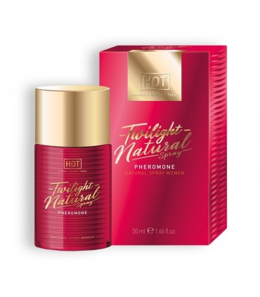 HOT™ PERFUME CON FEROMONAS TWILIGHT NATURAL SPRAY WOMAN 50ML