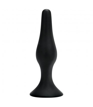 SILICONE PLUG ANAL BOTTLE PLUG NEGRO MEDIUM