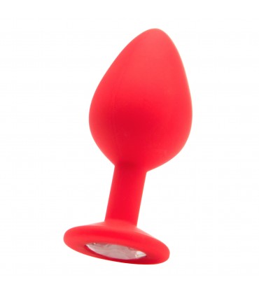 OUCH! PLUG ANAL DIAMOND BUTT PLUG GRANDE ROJO