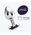 PLUG ANAL JOYA BIJOU NEGRO PEQUEÑO CRUSHIOUS CON BOLSA ATERCIOPELADA GRATIS