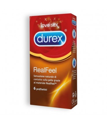 DUREX PRESERVATIVOS DUREX REAL FEEL 6 UNIDADES