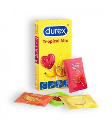 DUREX PRESERVATIVOS DUREX TROPICAL 6 UNIDADES