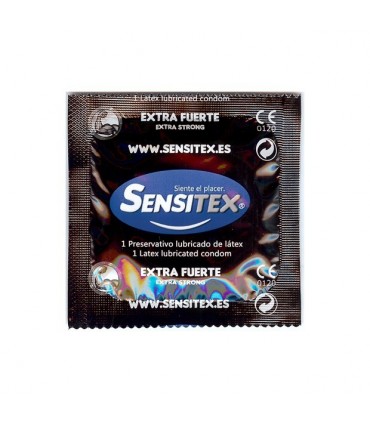 SENSITEX PRESERVATIVOS NATURALES EXTRA FUERTES 100 UNIDADES SENSITEX