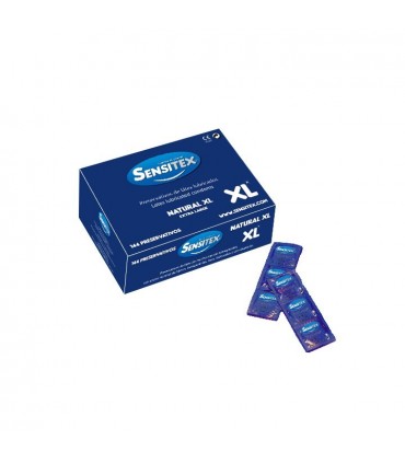 SENSITEX PRESERVATIVOS NATURALES XL 144 UNIDADES SENSITEX