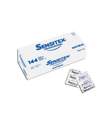 SENSITEX PRESERVATIVOS PROFESIONALES NATURALES 144 UNIDADES SENSITEX