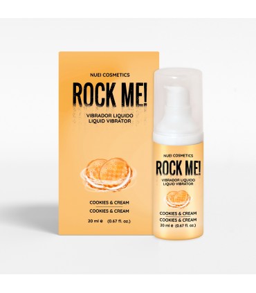 NUEI VIBRADOR LÍQUIDO ROCK ME! GALLETAS & CREMA 20 ML NUEI