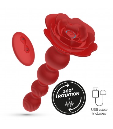 CRUSHIOUS PLUG ANAL ROSALINE CON ROTACIÓN Y MANDO A DISTANCIA CRUSHIOUS
