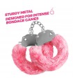 SPANGLE ESPOSAS DE METAL CON PELUCHE ROSA CRUSHIOUS