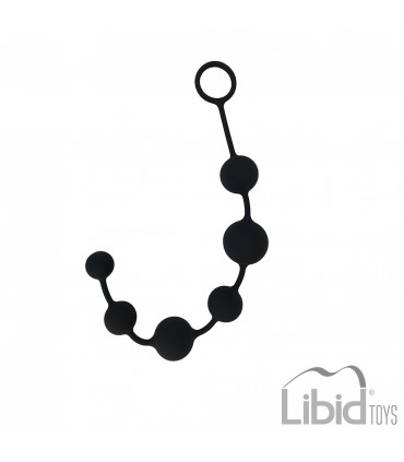 INTIMEN TIRA DE 6 PERLAS ANALES PAMBA NEGRO INTIMEN