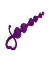 TIRA DE PERLAS ANALES EN FORMA DE CORAZÓN GO PEARL LOVERS DESIRE MORADO ALIVE