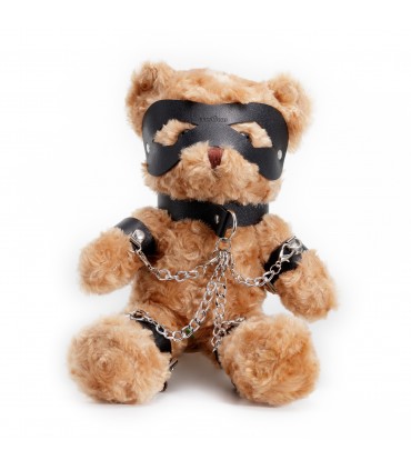 CRUSHIOUS OSO TEDDY BONDAGE CRUSHITO NEGRO 31CM CRUSHIOUS