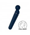 VARITA PLANET WAND-ER - WAND VIBRATOR - BLUE/ROSE GOLD SATISFYER