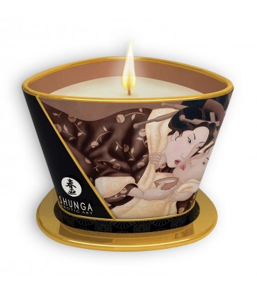 SHUNGA EROTIC ART VELA DE MASAJE SHUNGA EXCITATION CHOCOLATE 170ML