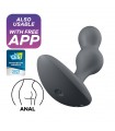 VIBRADOR ANAL DEEP DIVER CON APP SATISFYER GRIS
