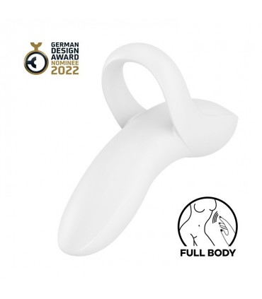 SATISFYER VIBRADOR DE DEDO BOLD LOVER SATISFYER BLANCO
