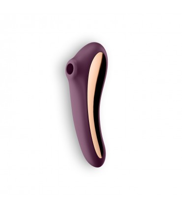 SATISFYER VIBRADOR DUAL KISS SATISFYER BURDEOS