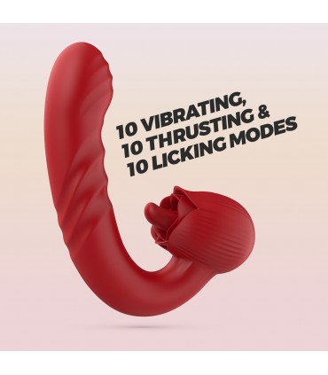 CRUSHIOUS VIBRADOR ROSA CON IMPULSO OSIRIA CRUSHIOUS