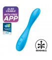 VIBRADOR G-SPOT FLEX 4 CON APP SATISFYER