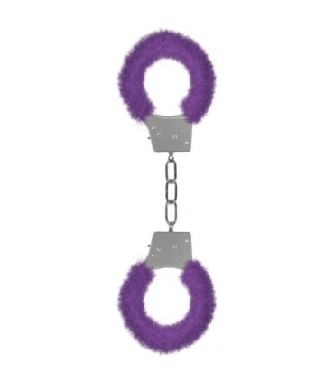 OUCH! ESPOSAS CON PELUCHE BEGINNER'S FURRY HANDCUFFS MORADAS