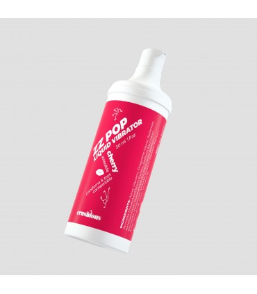 CRUSHIOUS VIBRADOR LIQUIDO ZZ POP AROMA CEREZA 30ML CRUSHIOUS
