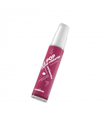 CRUSHIOUS VIBRADOR LIQUIDO ZZ POP AROMA FRUTOS ROJOS 10ML CRUSHIOUS
