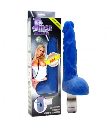 PULSE MASTER VIBRADOR PULSE MASTER REALISTA CON LUZ AZUL