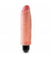 VIBRADOR REALISTA KING COCK VIBRATING STIFFY 6" BLANCO