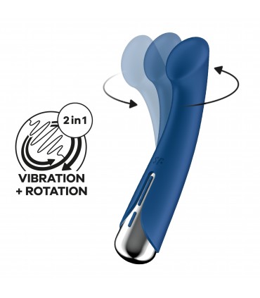 SATISFYER VIBRADOR SPINNING G-SPOT 1 AZUL SATISFYER