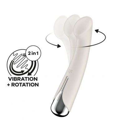 SATISFYER VIBRADOR SPINNING G-SPOT 1 BEIGE SATISFYER