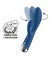 VIBRADOR SPINNING RABBIT 1 AZUL SATISFYER