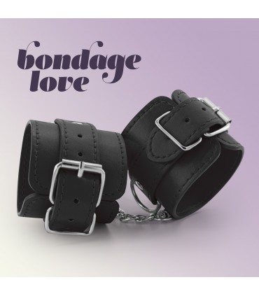 CRUSHIOUS ESPOSAS DE CUERO BONDAGE LOVE CRUSHIOUS NEGRAS