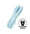 VIBRADOR THREESOME 1 AZUL SATISFYER
