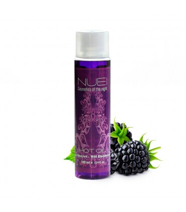 NUEI ACEITE DE MASAJE CON EFECTO CALOR MORA SILVESTRE HOT OIL NUEI 100ML
