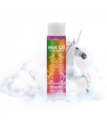 NUEI ACEITE DE MASAJE CON EFECTO CALOR ELIXIR DE UNICÓRNIO HOT OIL NUEI 100ML