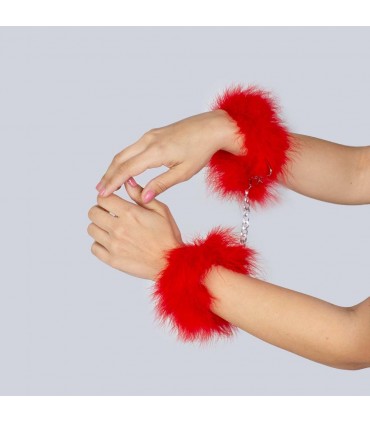 SECRET PLAY ESPOSAS DE PLUMAS ROJAS SECRET PLAY
