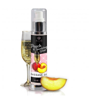 SECRET PLAY ACEITE DE MASAJE MELOCOTÓN CAVA SECRET PLAY 50ML