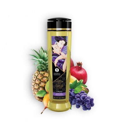 SHUNGA EROTIC ART ACEITE DE MASAJE SHUNGA LIBIDO FRUTOS EXÓTICOS 240ML