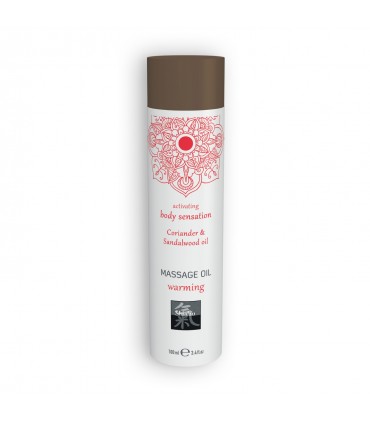 SHIATSU™ ACEITE DE MASAJE WARMING DE CILANTRO Y SANDALO SHIATSU™ 100ML