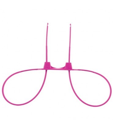 OUCH! ESPOSAS DESECHABLES DE PLÁSTICO OUCH! ZIP TIE CUFFS ROSA