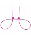 ESPOSAS DESECHABLES DE PLÁSTICO OUCH! ZIP TIE CUFFS ROSA
