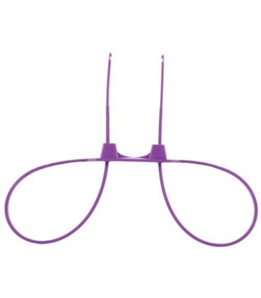 OUCH! ESPOSAS DESECHABLES DE PLÁSTICO OUCH! ZIP TIE CUFFS MORADAS