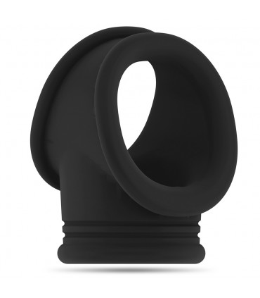 SONO ANILLO PARA EL PENE CON CORREA PARA TESTÍCULOS SONO Nº48 NEGRO